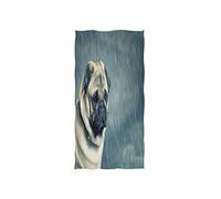 Mnsruu Sad Puppy Pug Dog Soft Bath Hotel Spa Hand Gym Sport Towel 76 x 38 cm(30 x 15 Inches)