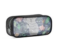 Mnsruu School Pencil Case Cute Koala with Floral Pencil Pouch Bag for Girls Boys Teenagers Students,24 x 10.5 x 8 CM