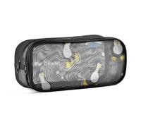 Mnsruu School Pencil Case Little Penguins Pencil Pouch Bag for Girls Boys Teenagers Students,24 x 10.5 x 8 CM
