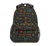 Mnsruu Science Chemistry Laboratory Backpack Rucksack School Bag for Girls Boys Kids Student Boogbag Laptop Travel Daypack
