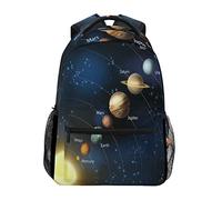 Mnsruu Solar System Planet Outer Space Backpack Daypack College School Travel Shoulder Bag