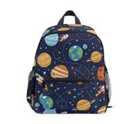 Mnsruu Space Rockets Planets Galaxy Stars Toddler Backpack Preschool Rucksack Kids Boys Girls Kindergarten School Bag