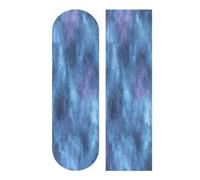 Mnsruu The Blue Nebula Pattern Skateboard Grip Tape, Longboards Griptape Anti Slip Scooter Griptape Sand Paper Sheet Sticker 9" x 33"
