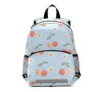 Mnsruu Toddler Backpack, Cherry Daisy Kids Nursery Bag Preschool