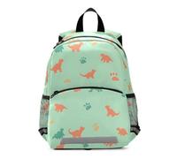 Mnsruu Toddler Backpack, Colorful Dinosaurs Paws Kids Nursery Bag Preschool