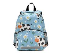 Mnsruu Toddler Backpack, Cute Cow Little Daisy Kids Nursery Bag Preschool
