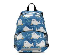 Mnsruu Toddler Backpack, Cute Sea Lions Kids Nursery Bag Preschool