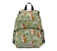 Mnsruu Toddler Backpack, Guinea Pigs Flower Meadows Kids Nursery Bag Preschool