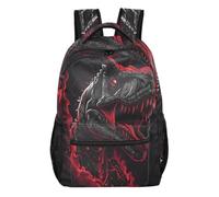 Mnsruu Travel Laptop Backpack, Dinosaur Roar Backpack, Lightweight & Water Resistant School Rucksack for Teens Boys Girls Adult