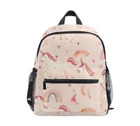 Mnsruu Unicorn Rainbow Pink Horse Toddler Backpack for Boys Kids Backpack Preschool Kindergarten Bookbag Girls Rucksack School Bag 12 Inch