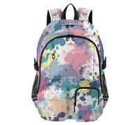 Mnsruu Various Colored Spots School Backpack with Laptop Compartment, Big School Bag for Teenager Girls Boys, 17.5 Travel Rucksack Backpack for School Casual Daypacks College Work