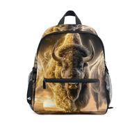 Mnsruu Wild Beasts Cow Toddler Backpack Preschool Rucksack Kids Boys Girls Kindergarten School Bag