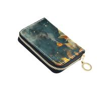 Mnsruu Wizard's Potion Small Compact Card Case with 11 Slots for Credit Cards, Cash & Coins, RFID Blocking Wallet for Travel & Everyday Use