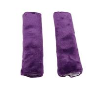 MNSYD Faux Sheepskin Car Seat Belt Pads Seatbelt Protector Soft Comfort Seat Belt Shoulder Strap Cover Harness Pad for Neck and Shoulder Compatible with All Cars,Purple