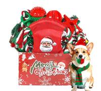 Mnubsrva Dog Toys 15 Pack for Teeth Cleaning and Fun, Puppy Teething Chew Toys Tug Rope Squeaky Treat Balls & Rubber Tous Bulk- Variety Dog Gifts Set Reduce Anxiety & Save Furniture, Christmas