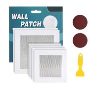 MnuCyiPiu 4''/ 6'' Wall Repair Patch 9 PCS Drywall Repair Kit Self-Adhesive Plasterboard Patch Aluminum Plaster Patches Wall Hole Repair Kit for Broken Walls Cracks Ceiling Filler Repairing