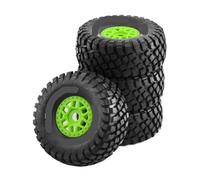 MNUHGYHD 4pcs 1/8 1/7 RC Short Course Truck Tires and Wheels All Terrain for TRAX-XAS UDR DF7 FS Atom ARRMA Mojave YK4072 DF7(4pcs Green)