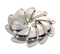 MNUPL 10pcs Vintage Drawer Knobs Handles Door Furniture Cabinet Pull Cupboard Knob Antique Brass Shell Kitchen Drawer Hardware Tools(01)