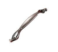 MNUPL 1PC Kitchen Cabinet Storage Handles Antique Copper Pull Dressers Wardrobe Drawers Furniture Door Handle Wine Red Ancient(937-128 mm)