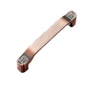 MNUPL 1PC Kitchen Cabinet Storage Handles Antique Copper Pull Dressers Wardrobe Drawers Furniture Door Handle Wine Red Ancient(672-128 mm)