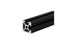 MNUPL 1PCS Black 2020N2 2020 T-Slot European Standard Anodized Aluminum Profile Extrusion L=100-1000mm Linear Rail For CNC 3D Printer(2020 N2,650mm)