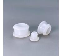 MNUPL White/Transparent Silicone Plug Round Silicone Rubber Sealed Gasket Hole Cover Tube Pipe Inserts Stopper Blanking End Caps (Color : Transparent, Size : 12mm(5Pcs))