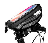 MNUvxzaewf Bicycle Front Top Tube Pouch Hard Shell Handlebar Bag Cross-border Touch Screen Mountain Bike Beam for Phone Cash