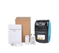 MNUvxzaewf Mini Portable Printer Bluetooth For Mobile Bill Machine For Small Business 58mm Wireless Receipt Impresora(Blue Printer)