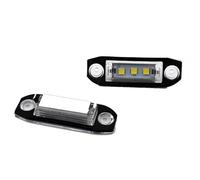 Mnuwpvmj Car Number Plate Light Licence 2pc White Canbus LED License Plate Light For Volvo S80 XC90 S40 V60 XC60 S60 C70 V50 XC70 V70 Car-Styling Number Lamp Number License Plate Light Lamp