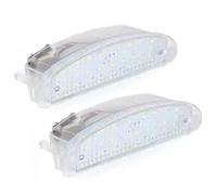 Mnuwpvmj Car Number Plate Light Licence For Clio MK2 1998-2005 For Twingo 1 1993-2007 1/2Pc Car Styling LED License Number Plate Light OEM#:7700410754 Number License Plate Light Lamp(2pc)