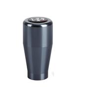 Mnuwpvmj Shift Stick Knob 5 Speed Gear Shift Knob Aluminium Universal Racing Shift Lever M8 M10 M12 for Manual Transmission Gear Level Knob Shift(Gray)