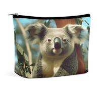 MNVTSKOP Bear Koala Cosmetic Bag Large Capacity Travel Makeup Bag Trendy Portable Toiletry Bag for Women