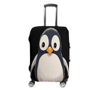 MNVTSKOP Cute Bird Luggage Covers Scratch-Resistant Washable Suitcase Cover Polyester Elastic Travel Baggage Protector for Suitcase Protector Cover, White, M