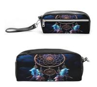 MNVTSKOP Dream Catcher Makeup Bag Small Cosmetic Travel Case Portable Stationery Organizer for Women Teacher