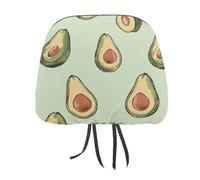 MNVTSKOP Fruit Pattern Headrest Covers for Cars Universal Anti-Dirty Car Head Rest Protector Easy to Install Durable Breathable Vehicle Accessories for Auto Trucks SUVs