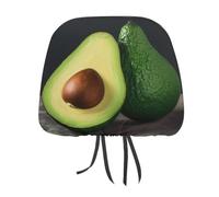 MNVTSKOP Half Cut Fruit Pieces Headrest Covers for Cars Universal Anti-Dirty Car Head Rest Protector Easy to Install Durable Breathable Vehicle Accessories for Auto Trucks SUVs