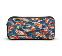 MNVTSKOP Many Fish Pencil Case Large Capacity Pencil Pouch Office Pencil Bag for Men Women Desk Organizer