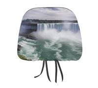 MNVTSKOP Niagara Falls Headrest Covers for Cars Universal Anti-Dirty Car Head Rest Protector Easy to Install Durable Breathable Vehicle Accessories for Auto Trucks SUVs