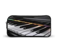 MNVTSKOP Piano Key Pencil Case Large Capacity Pencil Pouch Office Pencil Bag for Men Women Desk Organizer