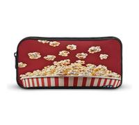 MNVTSKOP Popcorn Pencil Case Large Capacity Pencil Pouch Office Pencil Bag for Men Women Desk Organizer