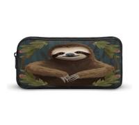 MNVTSKOP Sloth Pencil Case Large Capacity Pencil Pouch Office Pencil Bag for Men Women Desk Organizer
