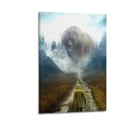 MNXBCL Conquer Your Fears Poster Poster Decorative Painting Canvas Wall Posters And Art Picture Print Modern Family Bedroom Decor Posters 16x24inch(40x60cm)