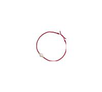 Mnyixsi Fashion Simple Red Lucky Braided Strand Bracelet for Women Gold Handmade Dainty Beads Pearl Adjustable Link Rope Bracelets Good Prospects Blessing Sign for Women Jewelry Gift Red