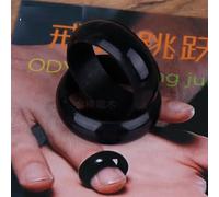 Mnyixsi Ring Through Finger Magic, Street Illusions Ring, Ring Jumps Crosses Transfers, Tricks Ring, Penetrate Vanish Magic Ring, Cool Magic Props, 53-JH-0506-E412-3