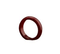 Mnyixsi Simple Agate Eternity Stackable Rings Natural Jade Couple Rings for Women Colorful Emerald Rings Birthstone Carnelian Healing Crystal Good Luck Statement Jewelry Theme Party