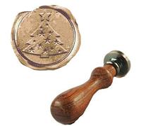 MNYR Christmas Tree Stars Wax Seal Sealing Stamp Embellishment Holidays Invitation, Cards, Snail Mails, Gift Wrapping, Wine Packages, Great Gift Idea Wedding Invitations Christmas Seal Stamp