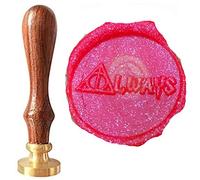 MNYR Vintage Deathly Hallows Always Wax Seal Sealing Stamp Kit with Rosewood Handle - Ideal for Decorating Gift Packing, Envelopes, Parcels, Cards, Letetrs, Wedding Invitations Seal Stamp