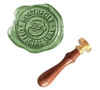 MNYR Vintage Santa Claus Northpole Official Seal Wax Seal Sealing Stamp Wedding Invitation Snail Mail Wine Package Christmas Card Letter Envelope Embelishment Parcel Gift Wrapping Wax Seal Stamp Set