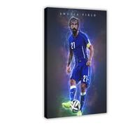 Mnyuein Andrea Pirlo 1 Poster Football Canvas Poster Wall Art Decor Print Picture Paintings for Living Room Bedroom Decoration Frame:16x24inch(40x60cm)