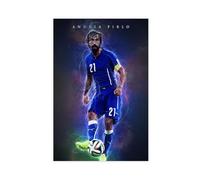 Mnyuein Andrea Pirlo 1 Poster Football Canvas Poster Wall Art Decor Print Picture Paintings for Living Room Bedroom Decoration Unframe:16x24inch(40x60cm)